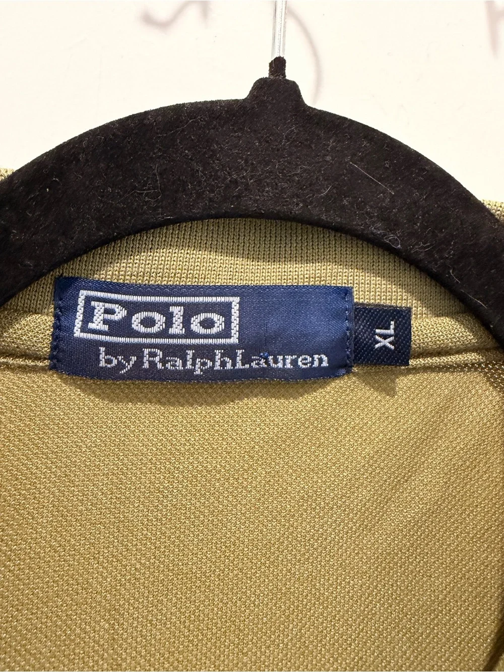 Polo Ralph Lauren Vintage #3 Big Pony Short Sleeve Polo Shirt Olive Green XL